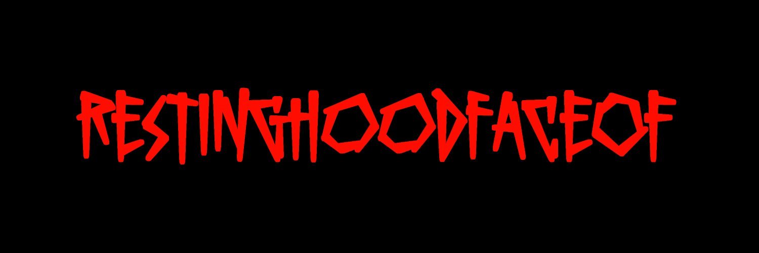 Banner of restinghoodface